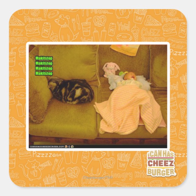 Sticker Carré Makitstop (Devant)