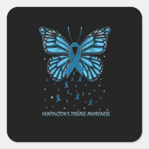 Sticker Carré Maladie d'Huntington