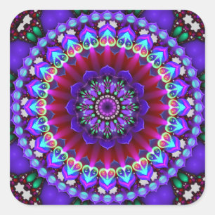 Sticker Carré Mandala - Daily Focus 1.28.2018