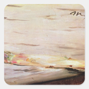 Sticker Carré Manet   Asperges, 1880
