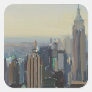 Sticker Carré Manhattan Panorama 2012