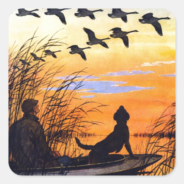 Sticker Carré Marais par Paul Bransom (Devant)