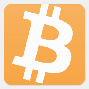Sticker Carré Marchandises de Bitcoin