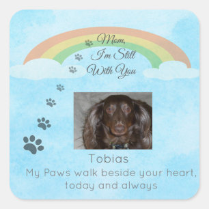 Sticker Carré Marchant à tes côtés pour toujours