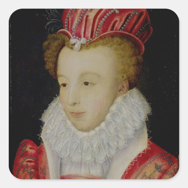 Sticker Carré Marguerite de Valois c.1572 (Devant)