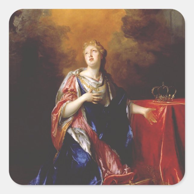 Sticker Carré Marguerite d'Ecosse (Devant)