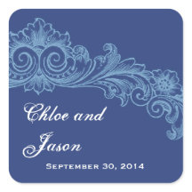 Mariage français personnalisé et bleu bébé