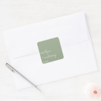 Mariage minimaliste minimaliste moderne Sage de sc