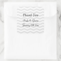 Mariage motif à la mode gris et blanc chevron