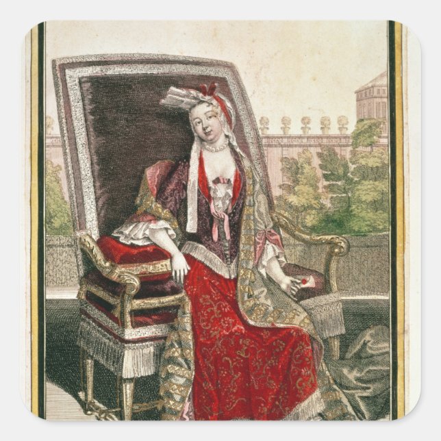 Sticker Carré Marie-Anne Mancini Duchesse de Bouillon (Devant)