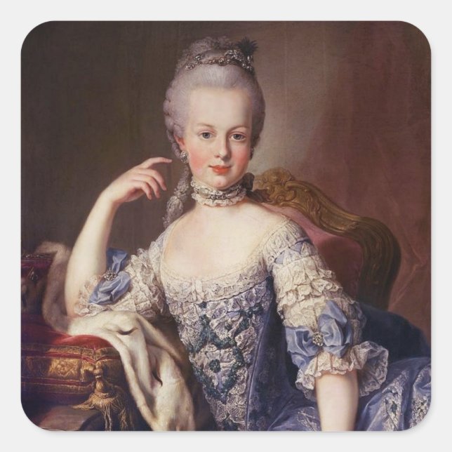Sticker Carré Marie Antoinette (Devant)