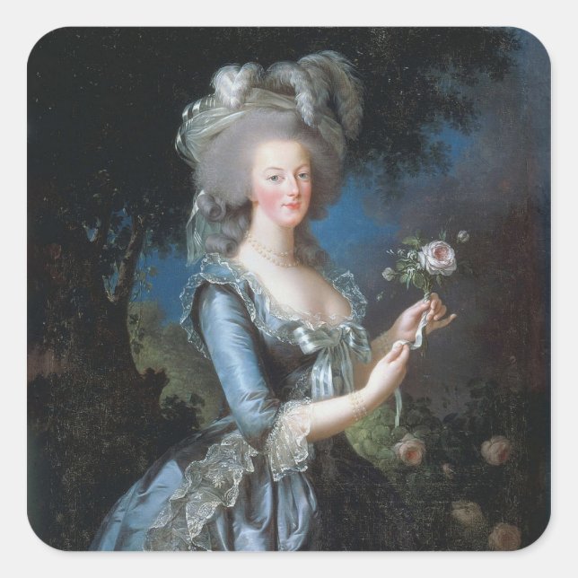 Sticker Carré Marie Antoinette (Devant)