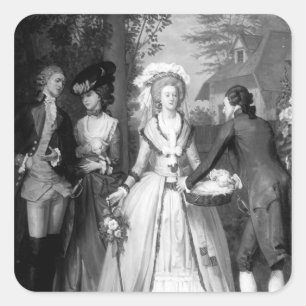 Sticker Carré Marie-Antoinette de la Habsbourg-Lorraine