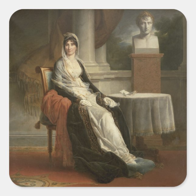 Sticker Carré Marie-Laetitia Ramolino 1803 (Devant)