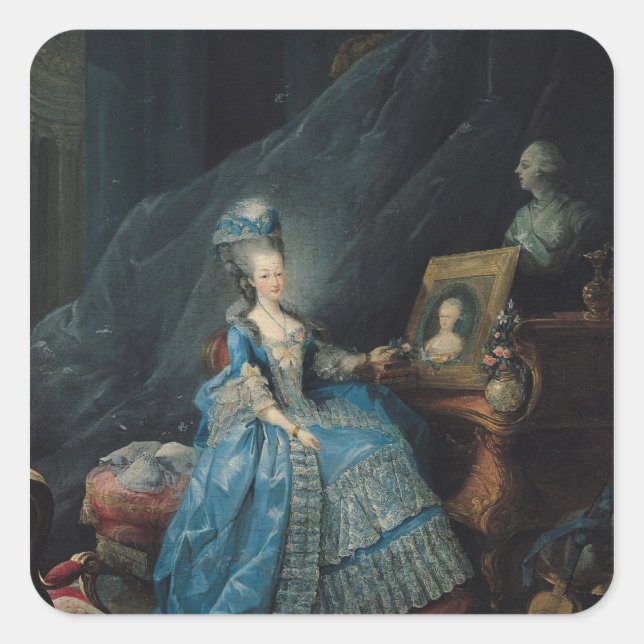 Sticker Carré Marie-Therese de Savoie 1775 (Devant)