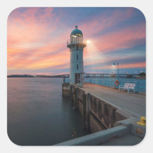 Sticker Carré Marina des tombolas   de phare, Singapour