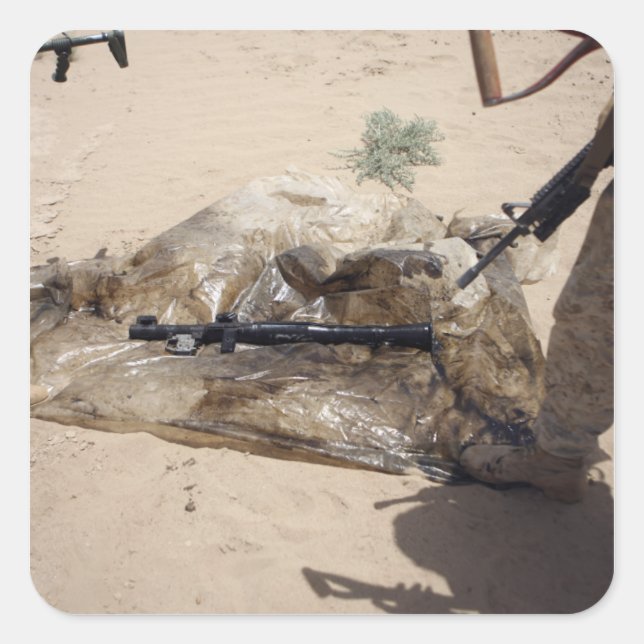 Sticker Carré Marines (Devant)