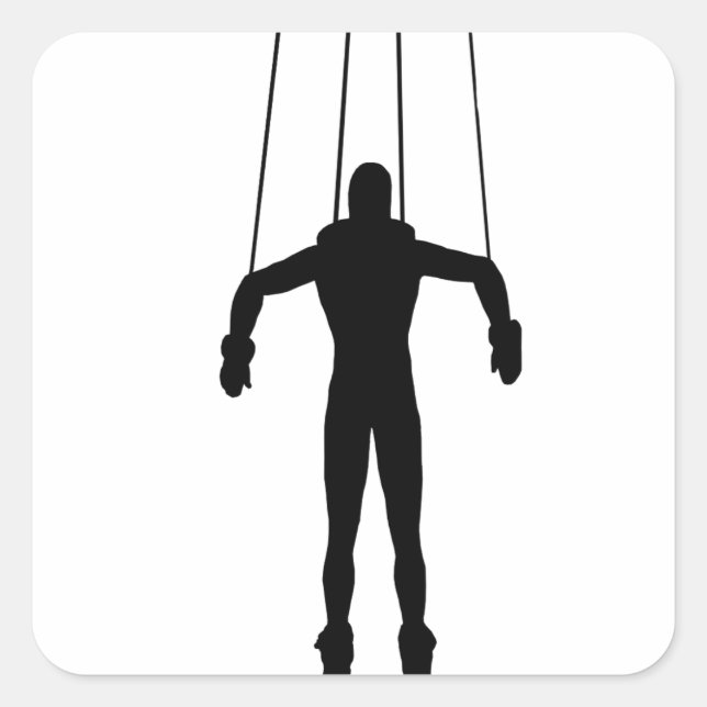 Sticker Carré Marionnette (Devant)