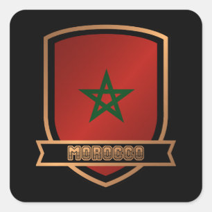 Sticker Carré Maroc