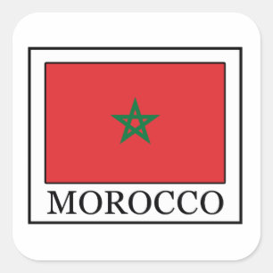 Sticker Carré Maroc