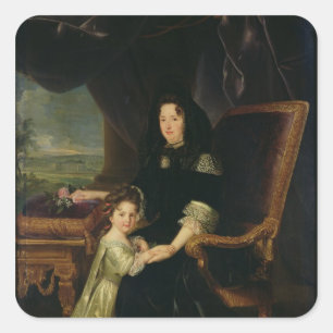 Sticker Carré Marquis de d'Aubigne de Francoise de Maintenon