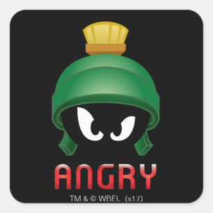 Sticker Carré MARVIN MARTIAN™ Emoji en colère