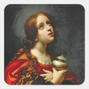 Sticker Carré Mary Magdalene, 1660-70 (oil on canvas)