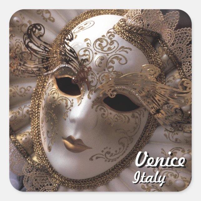 Sticker Carré Mascarade (Devant)