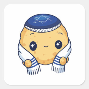 Sticker Carré Matzah ball