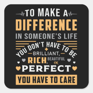 Sticker Carré Médicale Assistant Docteur Nurse Hospital Funny