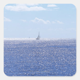 Sticker Carré Mer 6