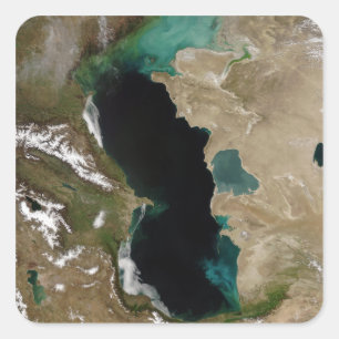 Sticker Carré Mer Caspienne