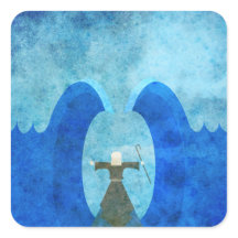 mer rouge par Moses - art chrétien