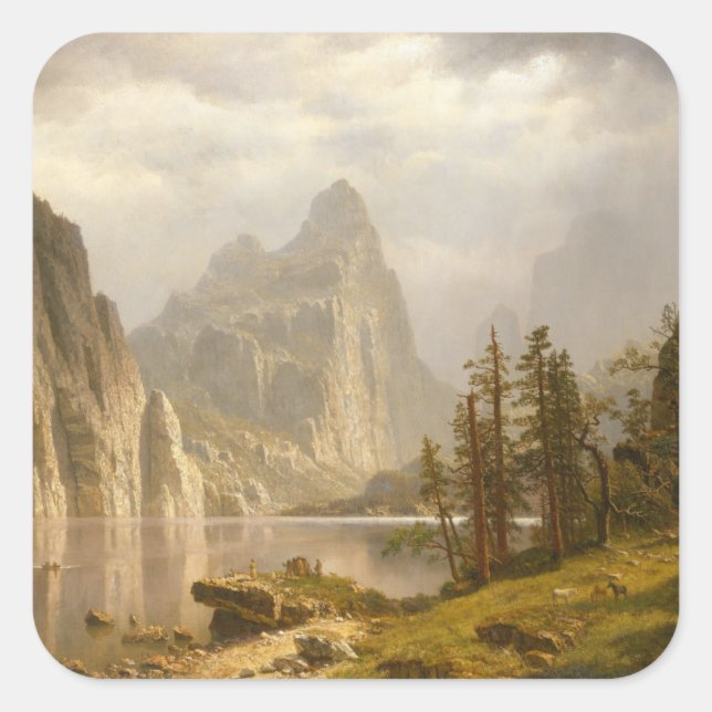 Sticker Carré Merced River (Devant)