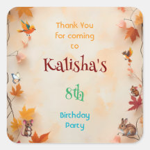 Merci de la forêt d'automne entièrement inventé