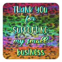 Merci pour soutenir ma petite entreprise