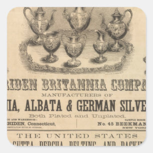 Sticker Carré Meriden Britannia