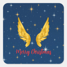 Merry Christmas Angel Wings
