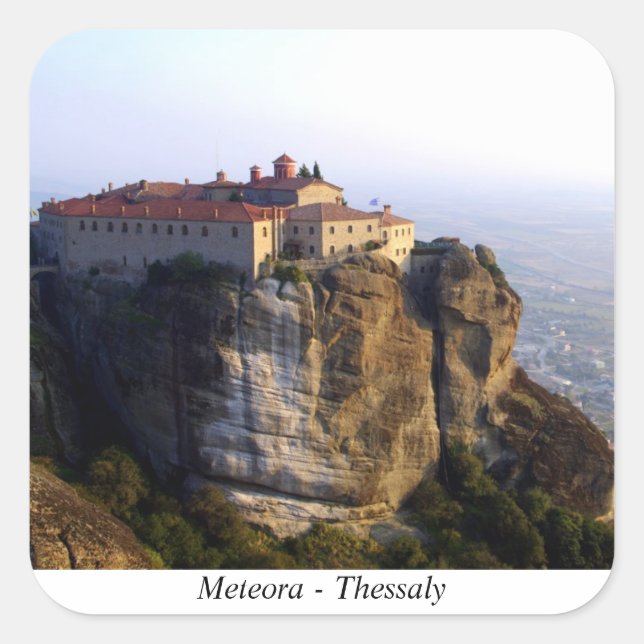 Sticker Carré Meteora - Thessalie (Devant)
