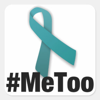 Sticker Carré #MeToo Conception avec ruban