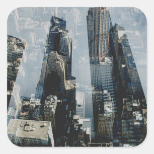 Sticker Carré Métropole III