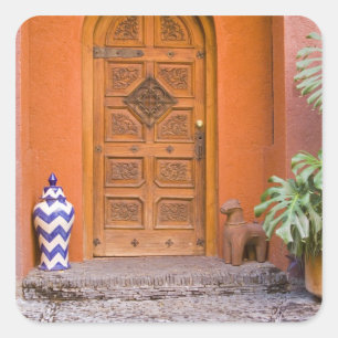 Sticker Carré Mexique, État de Guanajuato, San Miguel. Casa de 