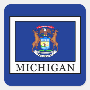 Sticker Carré Michigan