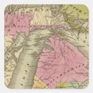 Sticker Carré Michigan 5