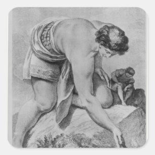 Sticker Carré Micromegas ramasse habilement le navire