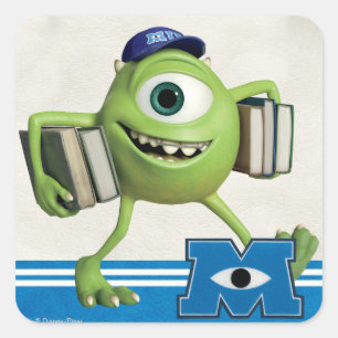 Sticker Carré Mike Holding Livres