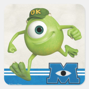 Sticker Carré Mike Running