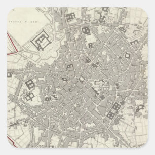 Sticker Carré Milan Milano