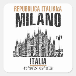 Sticker Carré Milano