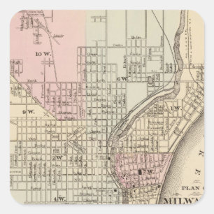 Sticker Carré Milwaukee